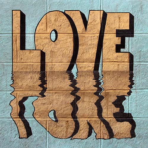 LOVE, reflected by Nolan Haan